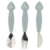 Trixie Stainless Steel Cutlery Set with Silicone Handle