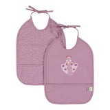 Trixie Waterproof Kids Bibs 2 Pack Easy Clean Eco Friendly