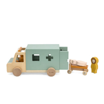 Trixie Wooden Ambulance Toy | Wooden Toys