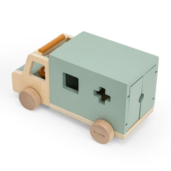 Trixie Wooden Ambulance Toy | Wooden Toys