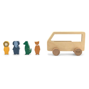 Trixie Wooden Animal Bus Toy | Wooden Toys