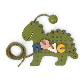 Trixie Wooden Animal Lacing Game | Fsc Certified Threading Toy For Kids