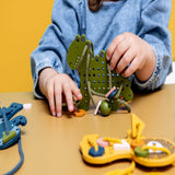 Trixie Wooden Animal Lacing Game | Fsc Certified Threading Toy For Kids