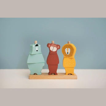 Trixie Wooden Animal Puzzle Stacker | Wooden Toys