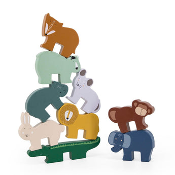 Trixie Wooden Animal Stacking Game Toy | Wooden Toys