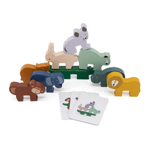 Trixie Wooden Animal Stacking Game Toy | Wooden Toys
