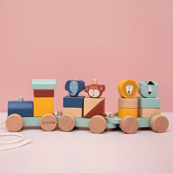 Trixie Wooden Animal Train Toy | Wooden Toys