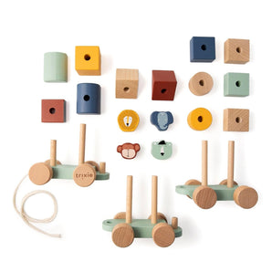 Trixie Wooden Animal Train Toy | Wooden Toys