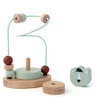 Trixie Wooden Bead Maze Toy | Educational Motor Skills Gift For Kids