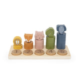 Trixie Wooden Counting Puzzle 0 5 | Fsc Certified Number Learning Toy