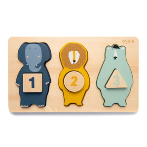 Trixie Wooden Counting Puzzle Toy | Wooden Toys