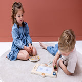 Trixie Wooden Drawing Board | Magnetic Stamps & 4 Colour Doodle Toy