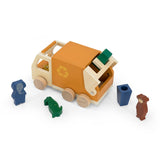 Trixie Wooden Garbage Truck Toy | Wooden Toys