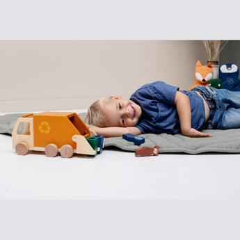 Trixie Wooden Garbage Truck Toy | Wooden Toys