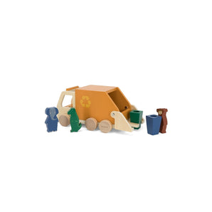 Trixie Wooden Garbage Truck Toy | Wooden Toys