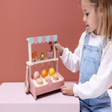 Trixie Wooden Ice Cream Shop | Magnetic Scoop Pretend Play Toy