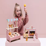Trixie Wooden Ice Cream Shop | Magnetic Scoop Pretend Play Toy