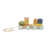 Trixie Wooden Mini Animal Train | Fsc Certified Stackable Pull Along Toy