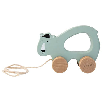 Trixie Wooden Pull Along Toy For Kids | Fsc Certified Toddler Gift