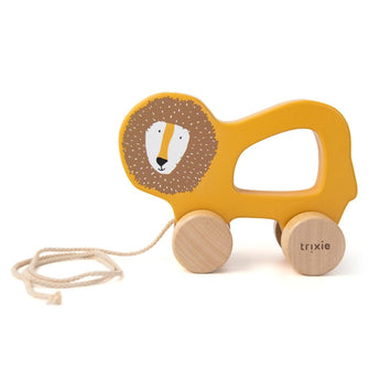 Trixie Wooden Pull Along Toy For Kids | Fsc Certified Toddler Gift