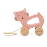 Trixie Wooden Pull Along Toy For Kids | Fsc Certified Toddler Gift
