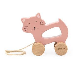 Trixie Wooden Pull Along Toy For Kids | Fsc Certified Toddler Gift - My Little Thieves