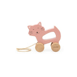 Trixie Wooden Pull Along Toy For Kids | Fsc Certified Toddler Gift