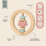 Trixie Wooden Round Rattle Toy | Wooden Toys