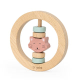 Trixie Wooden Round Rattle Toy | Wooden Toys