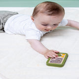 Trixie Wooden Silicone Baby Phone Mr. Dino | Beechwood Teething Toy