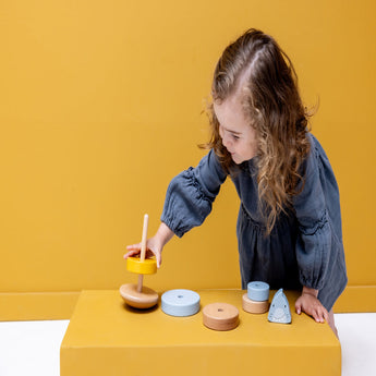 Trixie Wooden Stacking Toy For Kids | Educational Toddler Gift 12 M+