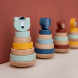 Trixie Wooden Stacking Toy For Kids | Educational Toddler Gift 12 M+