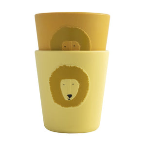 Silicone cup 2-pack - Mr. Dino
