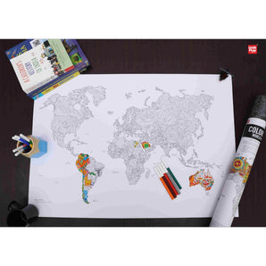 Unik Play - Colouring World Map Geography