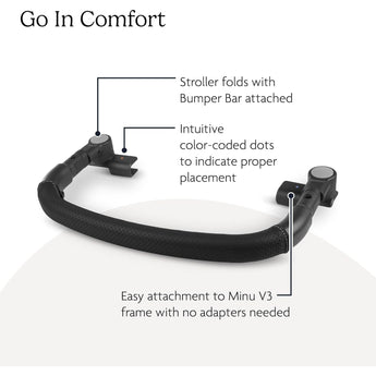 Upp Ababy Bumper Bar For Minu V3 | Stroller Comfort & Safety Accessory