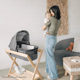 Upp Ababy Bassinet V3 Carbon Frame | Safe Newborn Stroller Carrycot