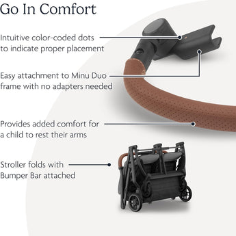 Upp Ababy Bumper Bar For Minu Duo Stroller | Essential Accessory