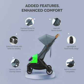 Upp Ababy Minu V3 Stroller | From Birth Compact Travel Stroller