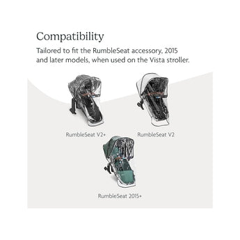 Upp Ababy Rain Shield For Rumbleseat V2 | Stroller Accessories