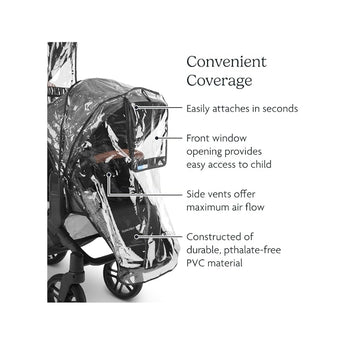 Upp Ababy Rain Shield For Rumbleseat V2 | Stroller Accessories