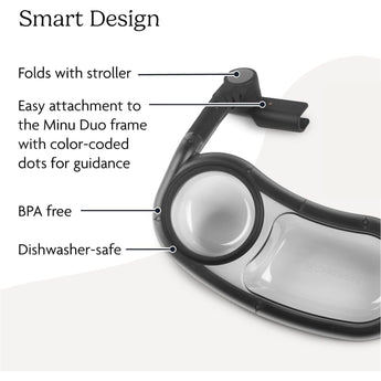 Upp Ababy Snack Tray For Minu Duo | Stroller Accessories