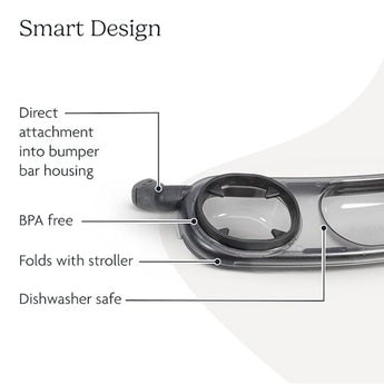 Upp Ababy Snack Tray For Vista V2/Cruz V2/Rumbleseat V2 | Stroller Accessories