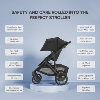 Upp Ababy Vista V3 Stroller Carbon Frame | Premium Family Buggy