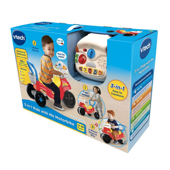 V Tech 3 In 1 Ride With Me Motorbike â€“ Interactive Fun For Toddlers | Eit