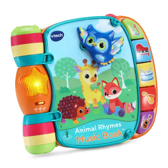 V Tech Animal Rhymes Music Book â€“ Interactive Musical Fun For Kids | Baby