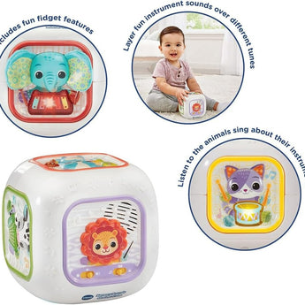 V Tech Baby Sensory Sounds Musical Cube Interactive | Baby