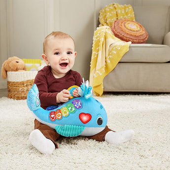 V Tech Baby Snuggly Sounds Whale Sensory Toy With Lights & Music | Eit