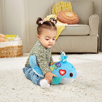 V Tech Baby Snuggly Sounds Whale Sensory Toy With Lights & Music | Eit