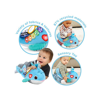 V Tech Baby Snuggly Sounds Whale Sensory Toy With Lights & Music | Eit