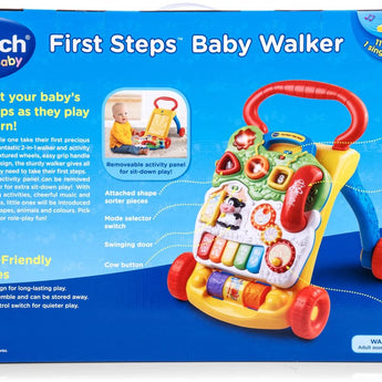 VTech Baby Walker 2-in-1 Sit-to-Stand Activity Centre